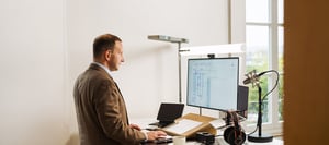 Arbeiten und Führen von zu Hause